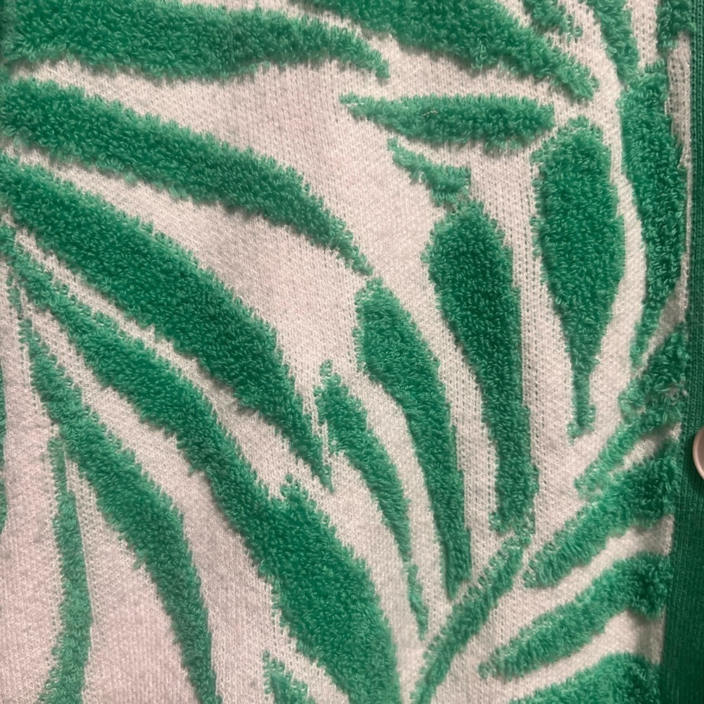 Cynthia Rowley Green cardigan size M - Picture 4 of 5